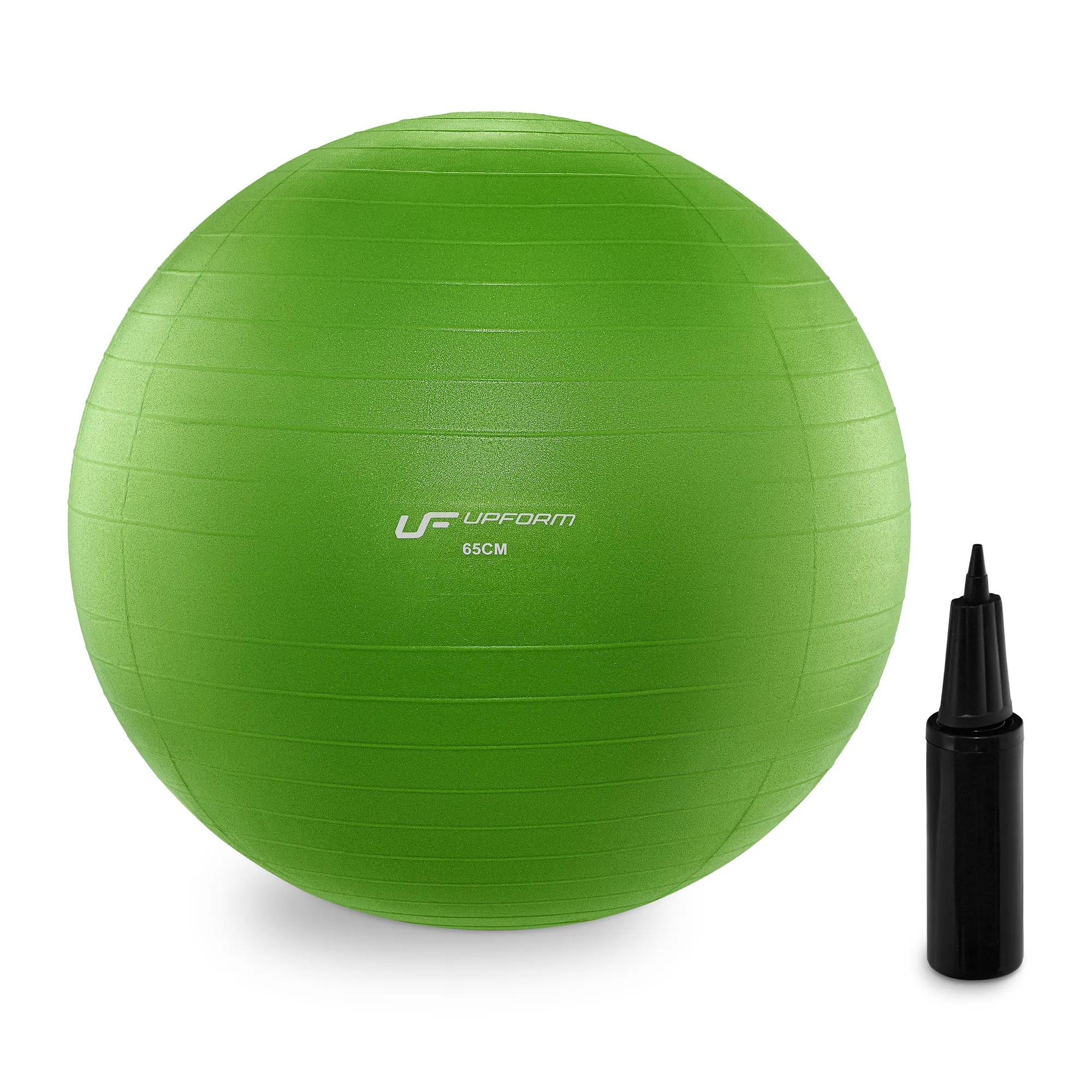 Gymnastická lopta UpForm UF-BB65GREEN – zelený variant s priemerom 65 cm