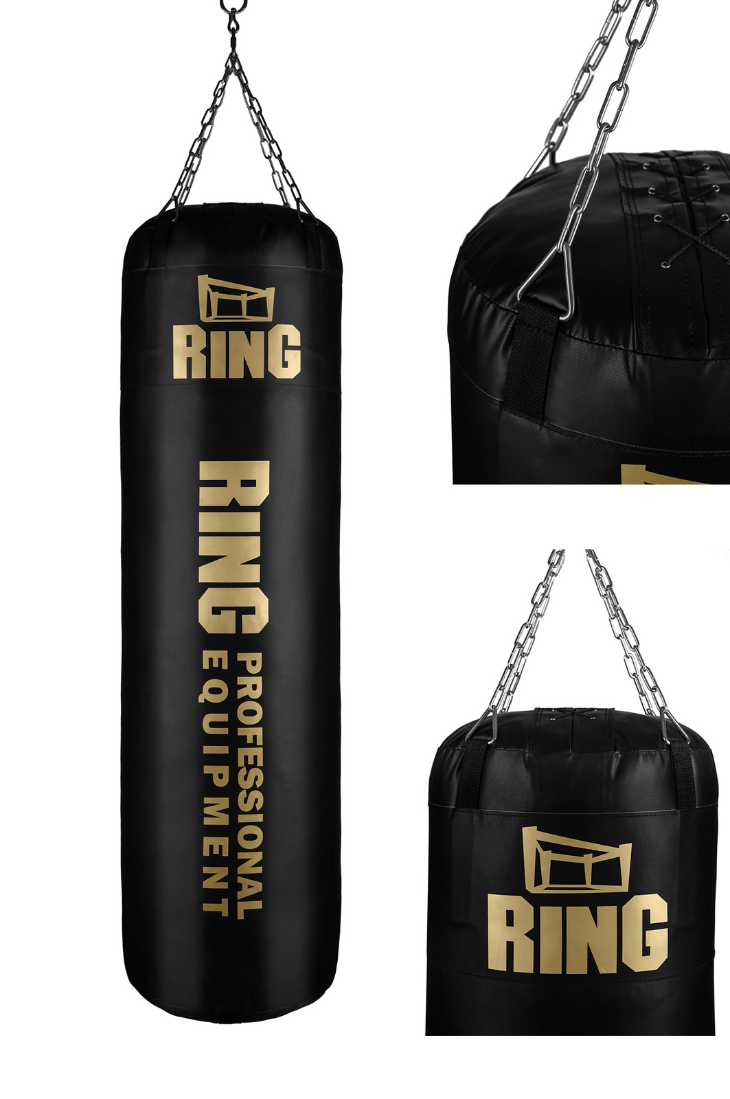Boxerské vrece Exclusive Gold 160/40 cm vyplnené 50 Kg Ring Sport