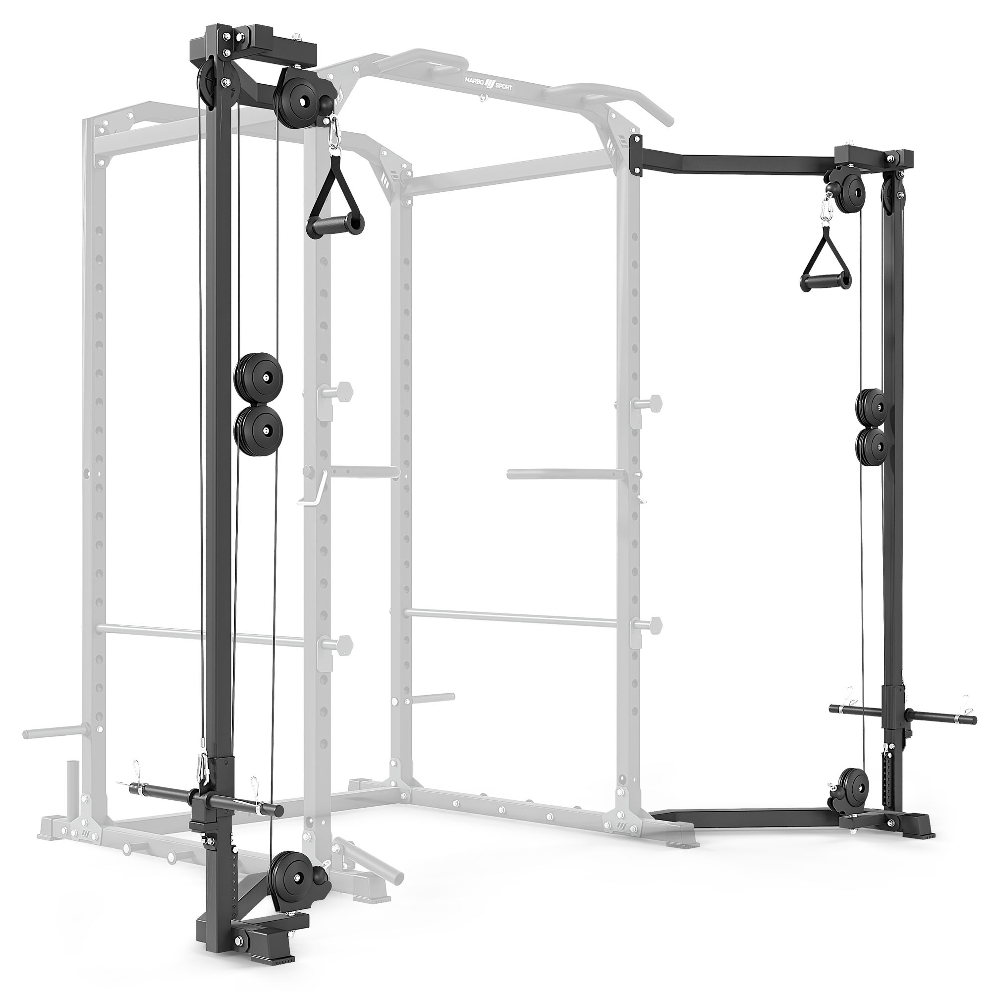 Protismerné kladky ku klietkam Rack MS-W108 2.0 Marbo Sport
