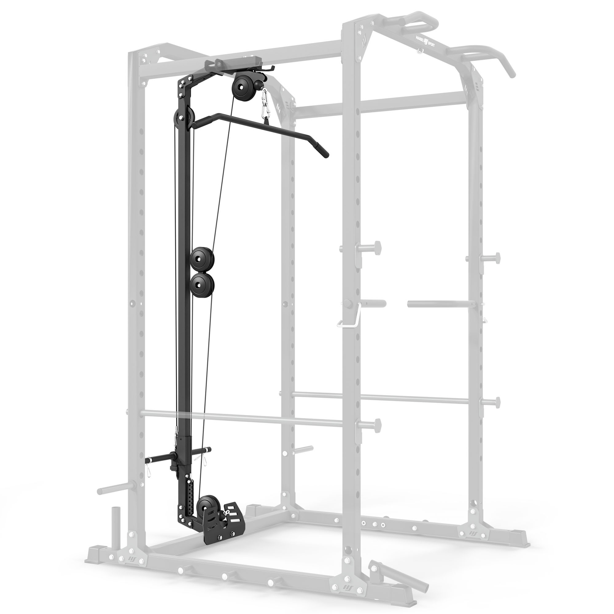 Kladka vrchná a spodná do klietky Power Rack MS-W107 2.0 Marbo Sport