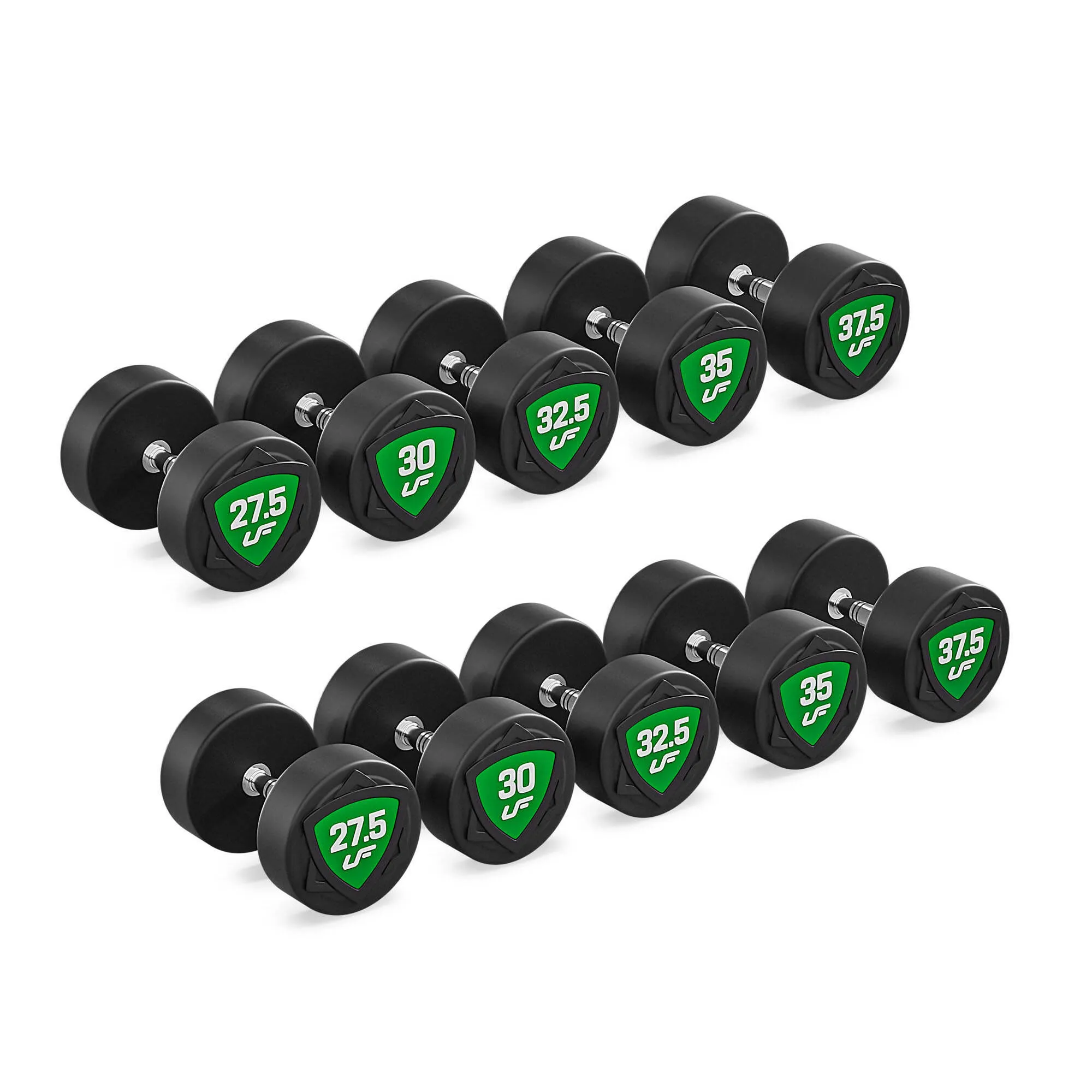 Sada polyuretánových jednoručiek UpForm 27,5–37,5 kg – 325 kg