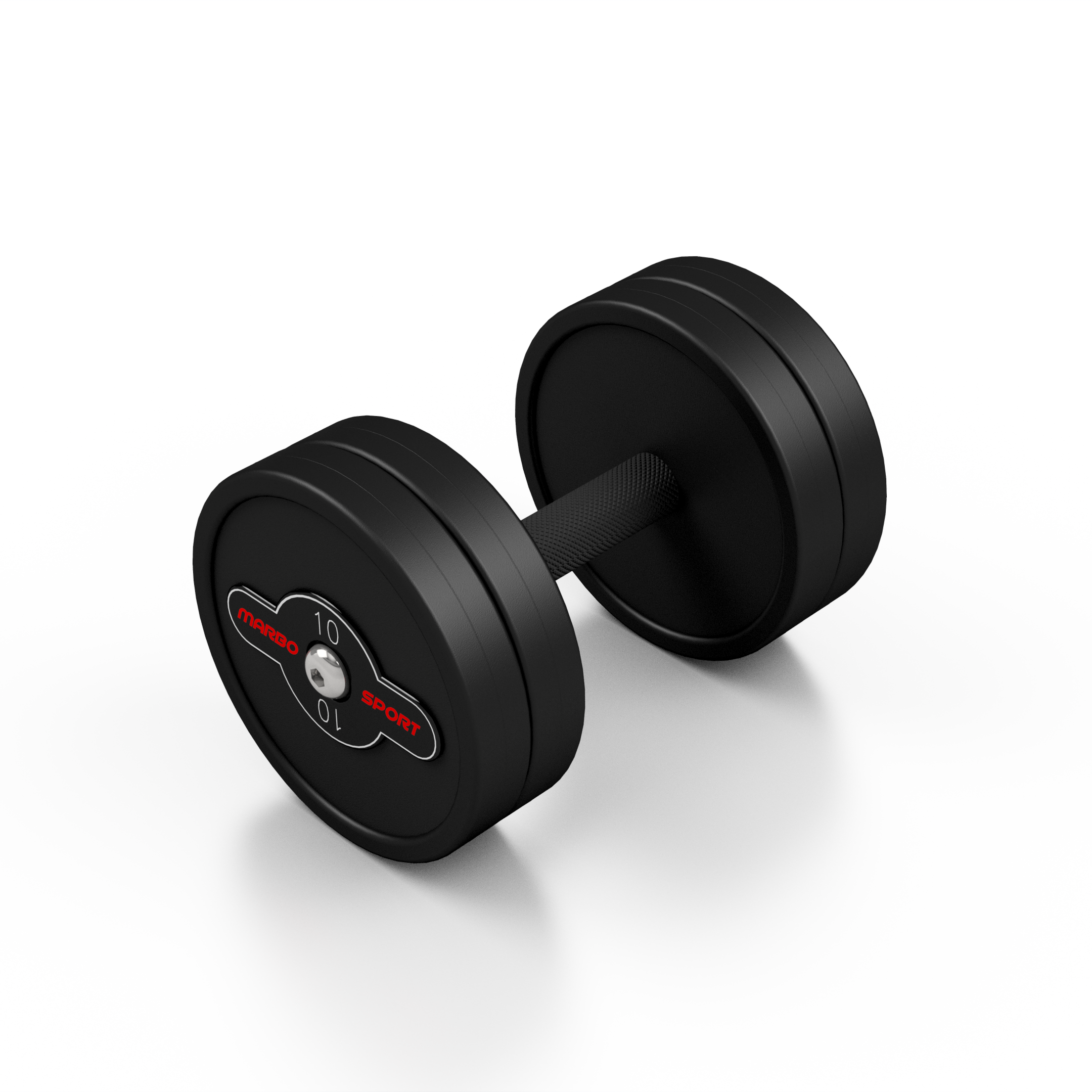 Jednoručka 10 Kg železná pogumovaná MW-HG10 Marbo Sport