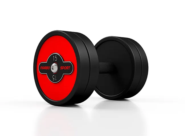 Jednoručka 15 Kg železná pogumovaná MW-HG15 Marbo Sport