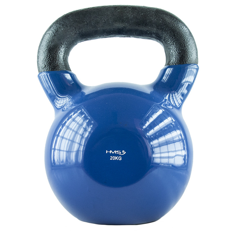 Kettlebell 20 Kg železný pogumovaný HMS