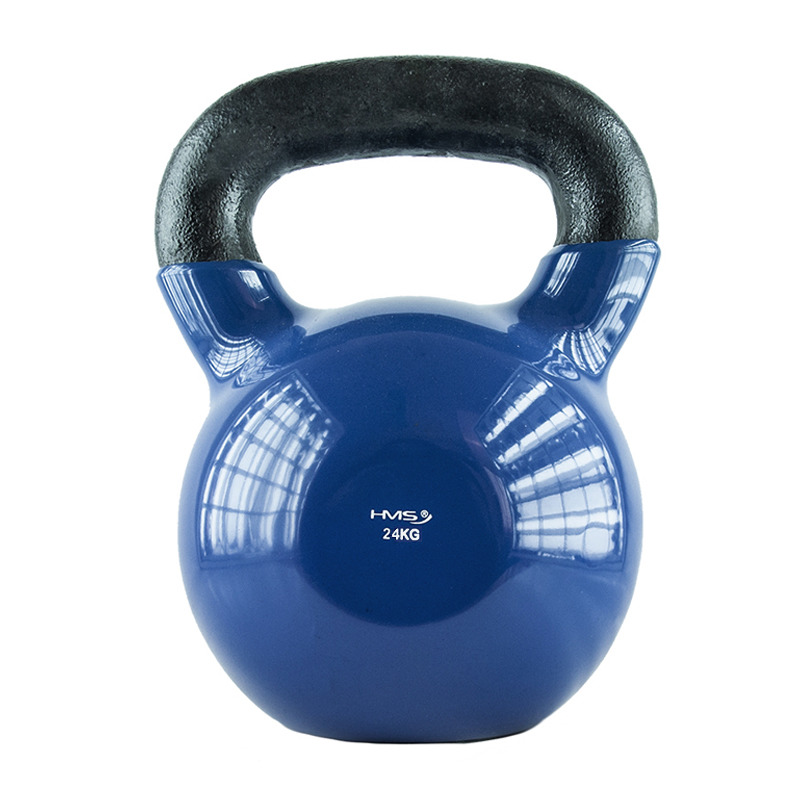 Kettlebell 24 Kg železný pogumovaný HMS