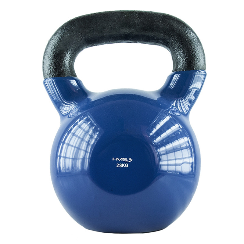 Kettlebell 28 Kg železný pogumovaný HMS