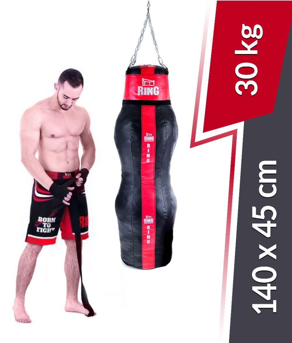 Profilované vrece panák na MMA 140/45 vyplnené 30 Kg Ring Sport