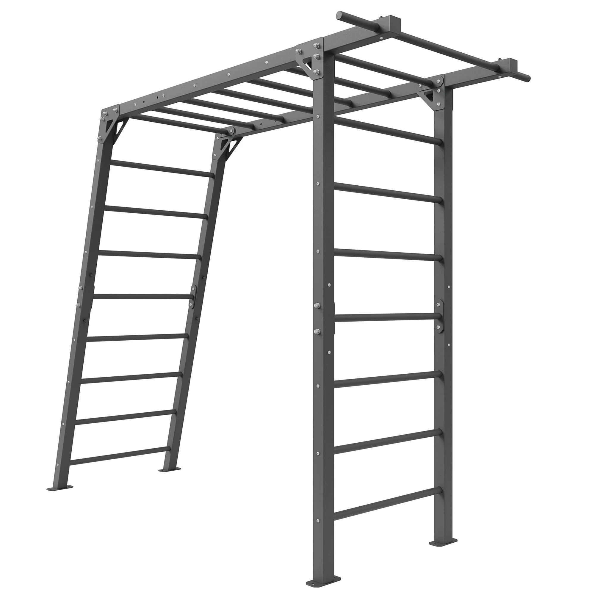Marbo Sport MO-Z7 – vonkajšie gymnastické rebriny a hojdačkový rám Outdoor PREMIUM