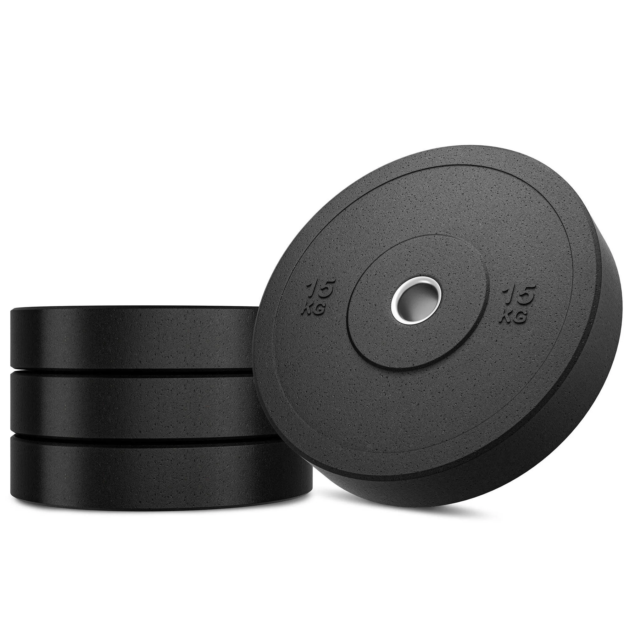 Gumené bumper kotúče Marbo Sport zo sady 2 × 15 kg