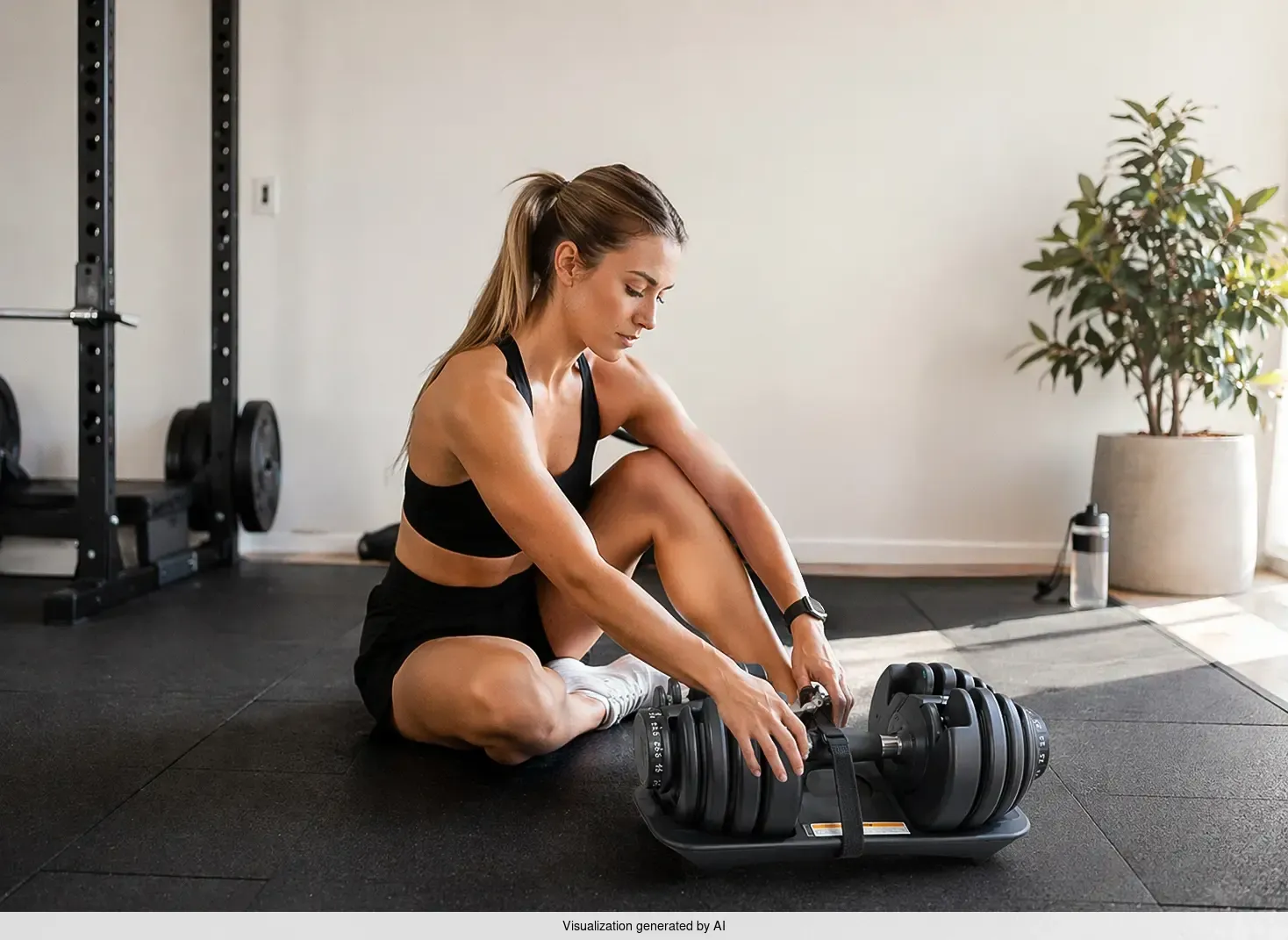 Nastaviteľná činka UpForm 5–40 kg – produktová fotografia