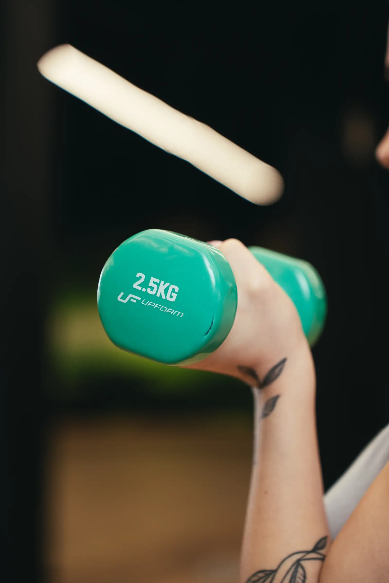 Vinylová fitness činka UpForm 2,5 kg – ďalší pohľad