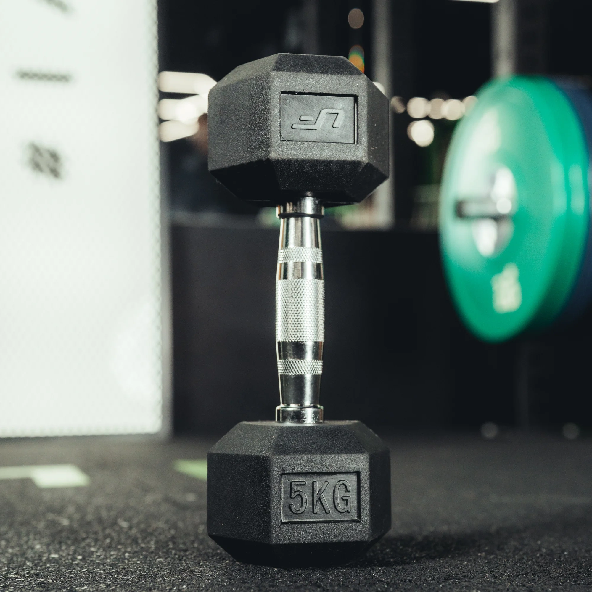 Pogumovaná jednoručka UpForm HEX 5 kg – doplnková fotografia