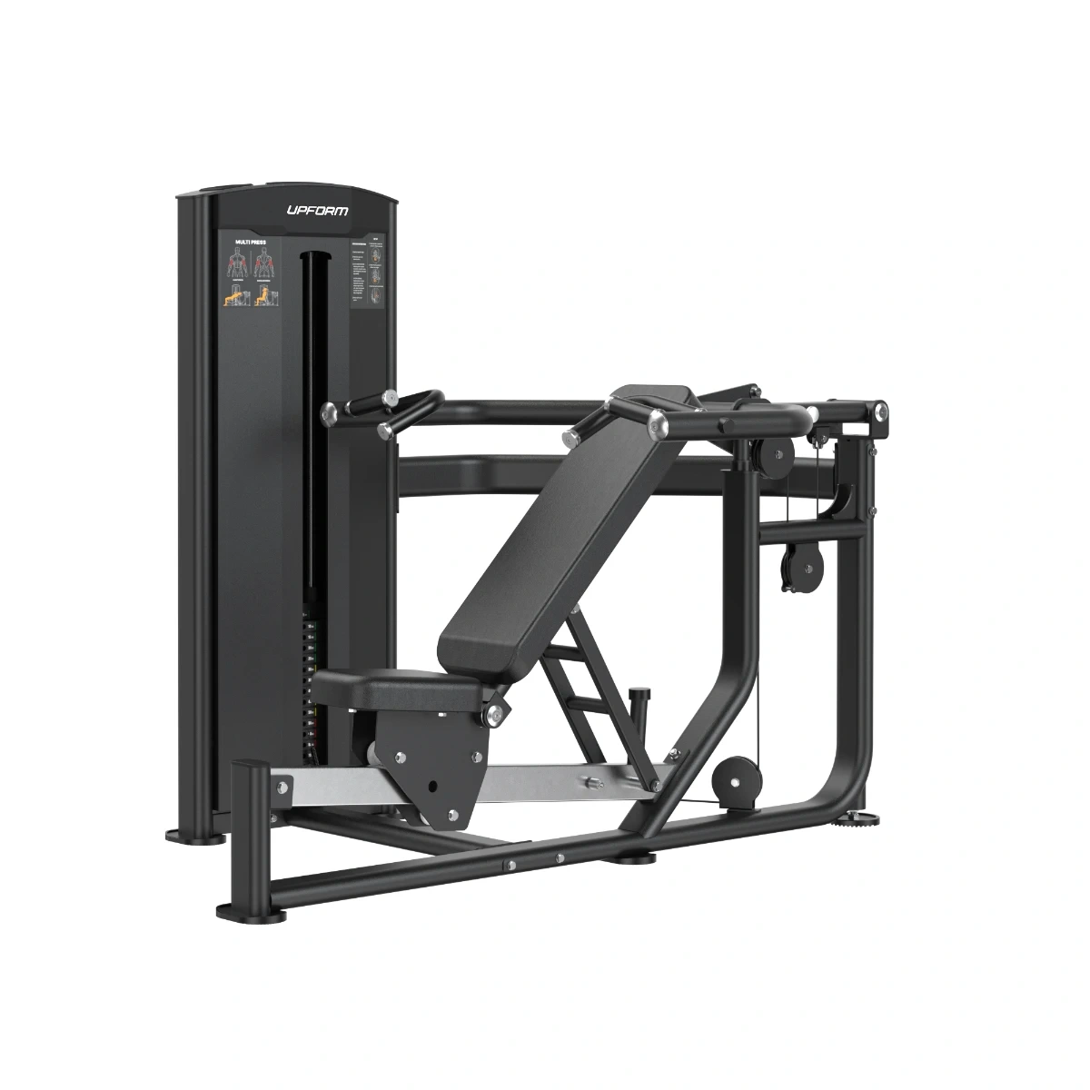 Profesionálny stroj na prsia a ramená UpForm Elite URQ-106 – Chest Press a Shoulder Press 2 v 1