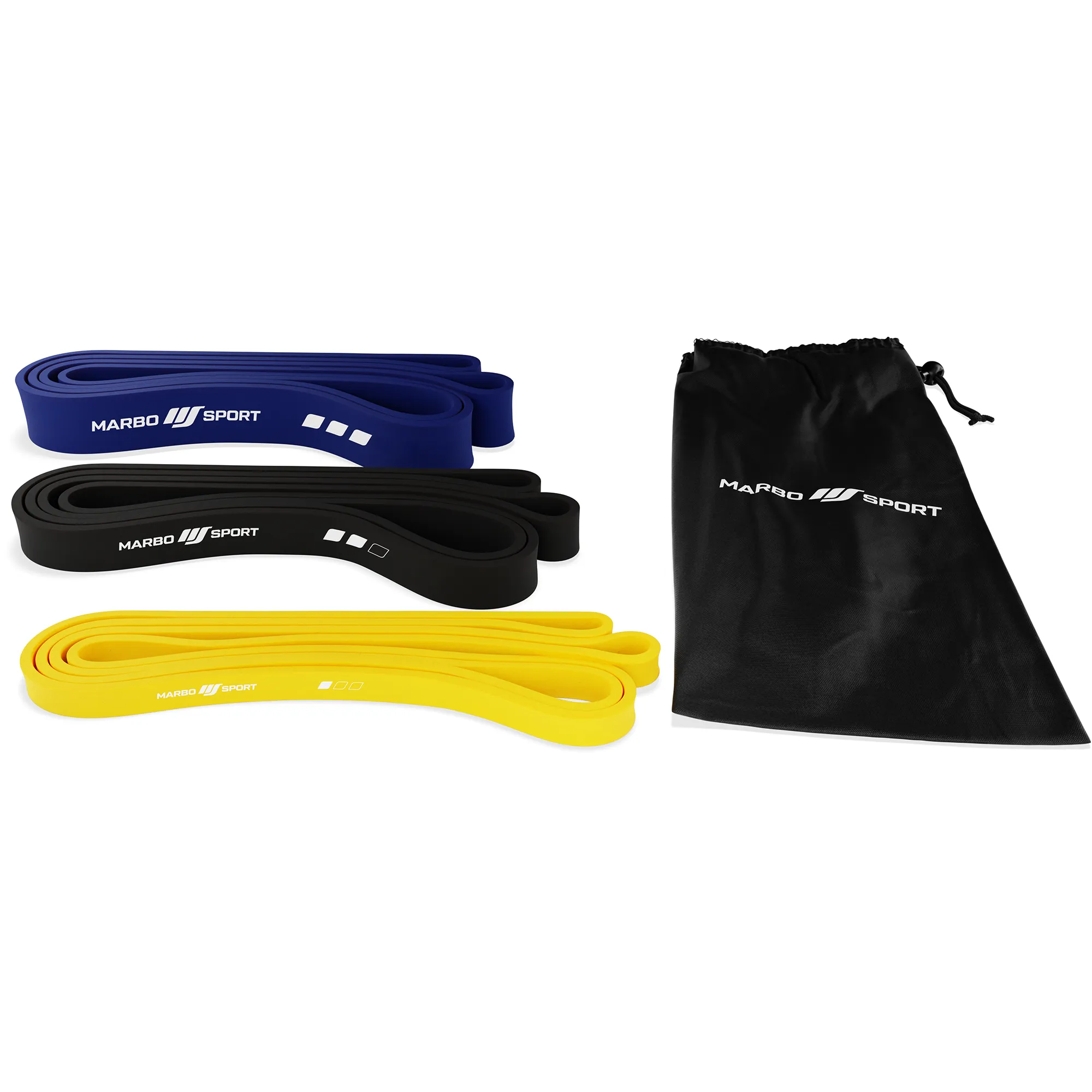 Sada 3 latexových odporových gúm Marbo Sport 2080 mm